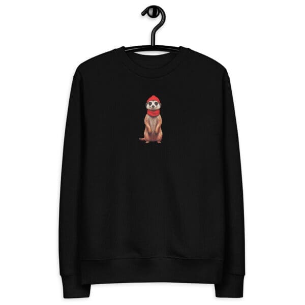 Cute Meerkat Unisex eco sweatshirt - Image 2