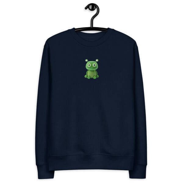 Cute Frog Unisex eco sweatshirt - Image 2
