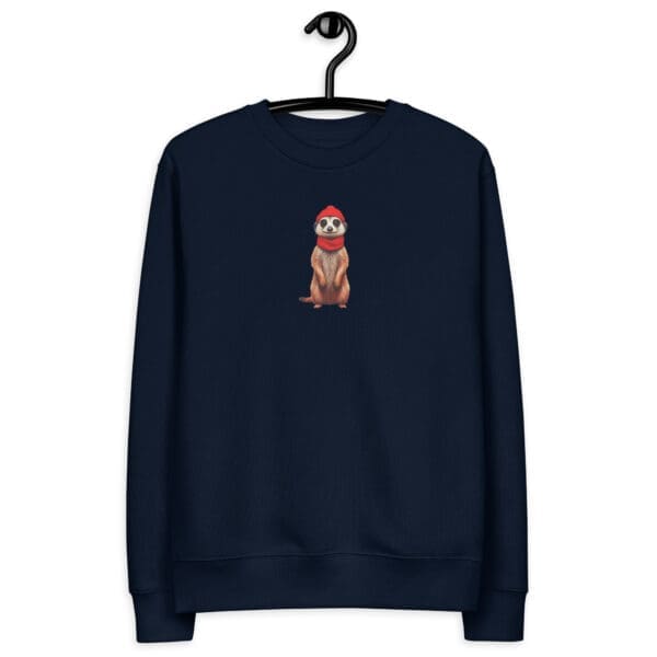 Cute Meerkat Unisex eco sweatshirt - Image 3