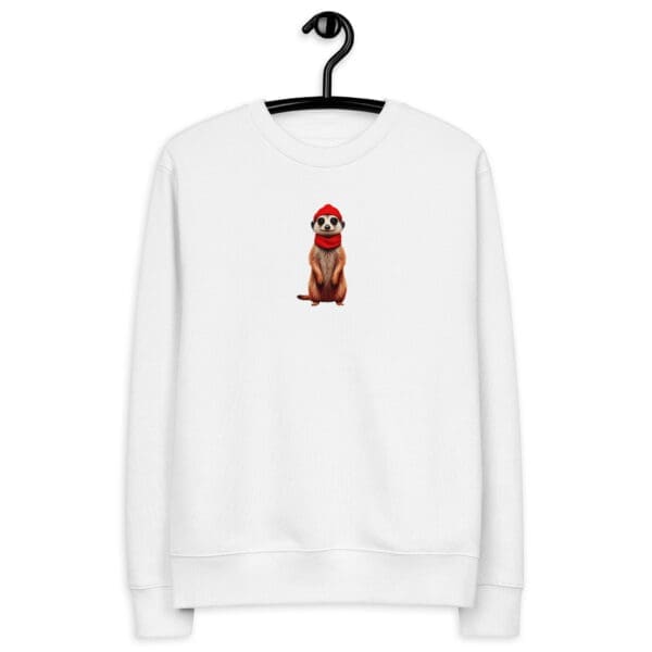 Cute Meerkat Unisex eco sweatshirt - Image 4