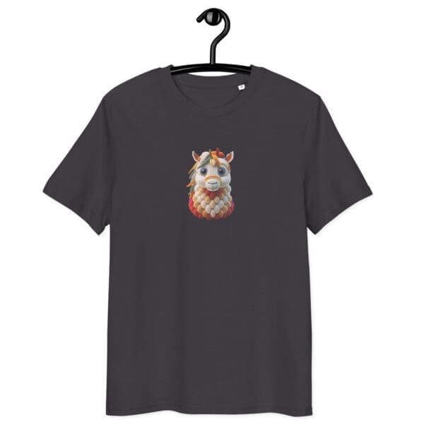 Cute Horse T-shirt, Unisex organic cotton t-shirt - Image 3