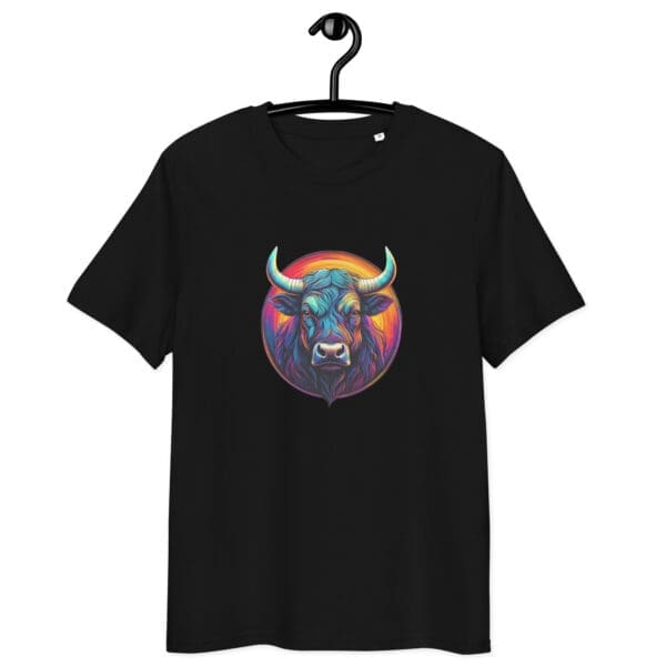 Colorful Bull Unisex organic cotton t-shirt - Image 2