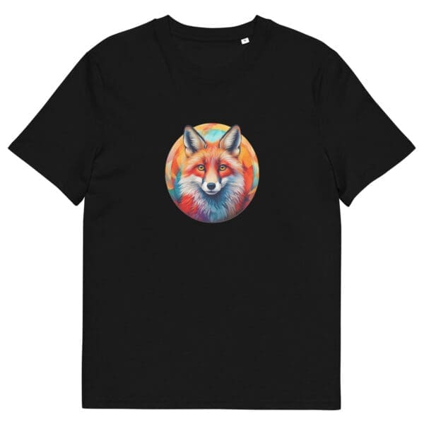 Curious Fox Unisex organic cotton t-shirt - Image 2