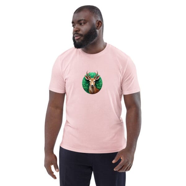 Deer Unisex organic cotton t-shirt - Image 5