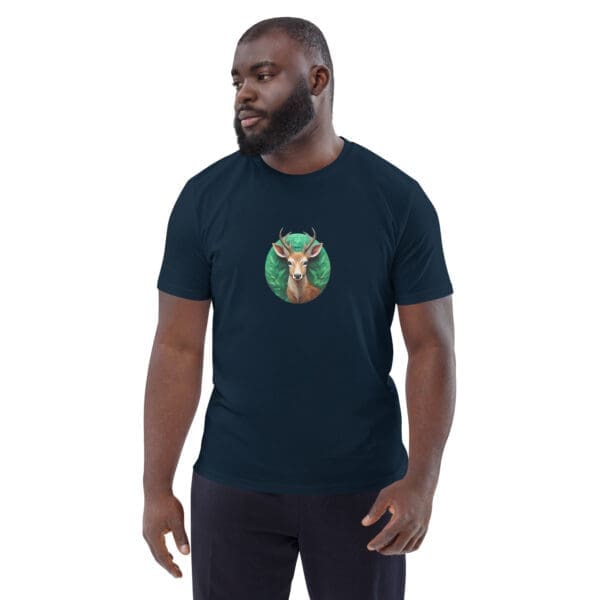 Deer Unisex organic cotton t-shirt - Image 2