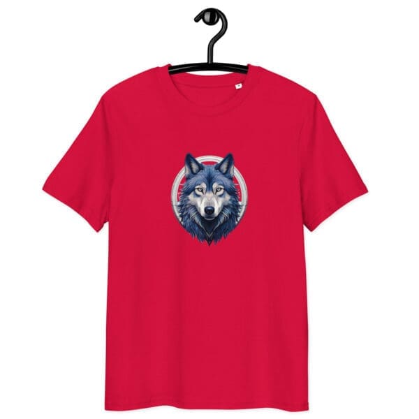 Siberian Wolf Unisex organic cotton t-shirt - Image 2