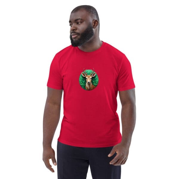 Deer Unisex organic cotton t-shirt - Image 3