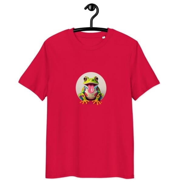 Colored Frog Unisex organic cotton t-shirt - Image 3