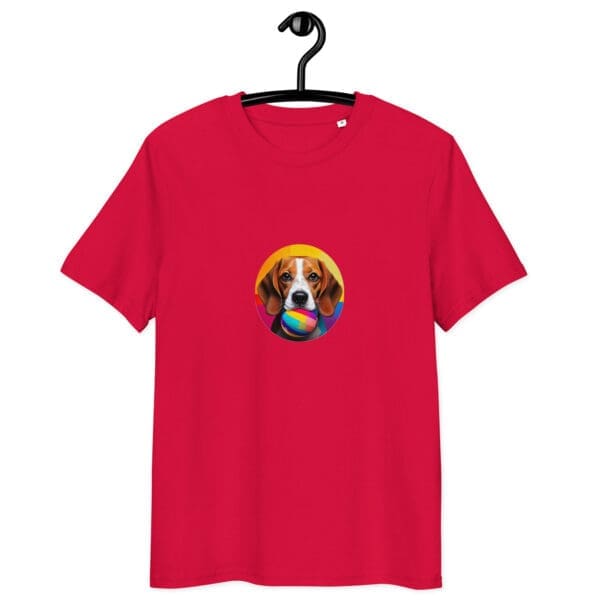 Beagle Dog Unisex organic cotton t-shirt - Image 3