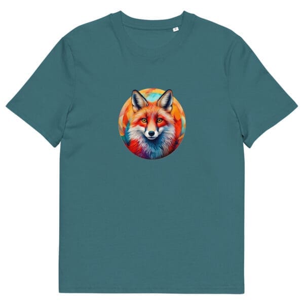 Curious Fox Unisex organic cotton t-shirt - Image 4