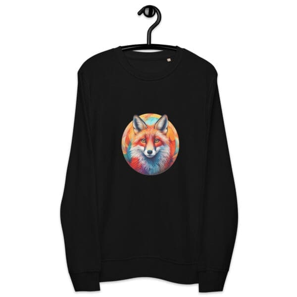 Curious Fox Unisex organic sweatshirt - Image 6