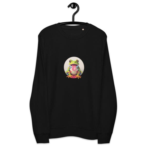 Colored Frog Unisex organic sweatshirt - Image 2